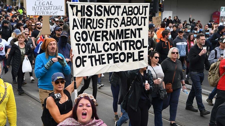 Melbourne was in its sixth lockdown, the most of any Australian city during the pandemic. Credit: AFP file photo