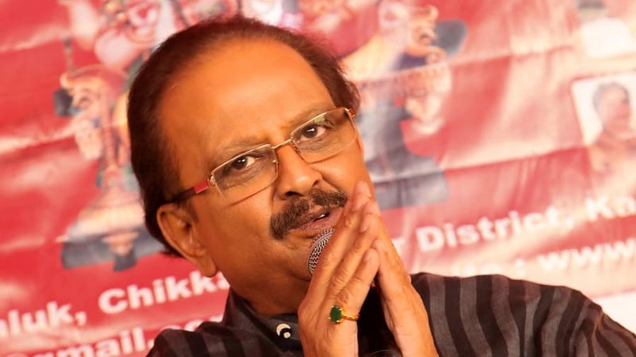 S P Balasubrahmanyam. Credit: DH file photo