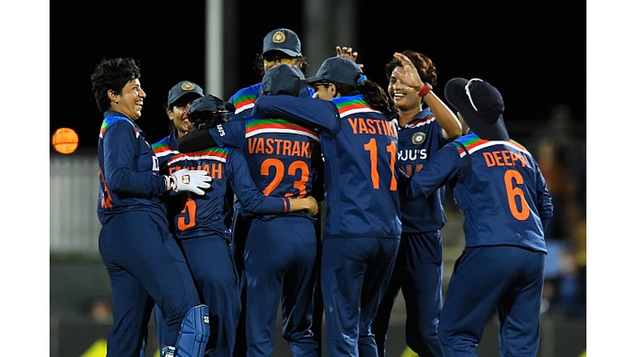 It was more of a poor show from Indian spinners Deepti Sharma and Poonam Yadav that led to Australia making a comeback after being down 52 for 4. Credit: Twitter/@BCCIWomen