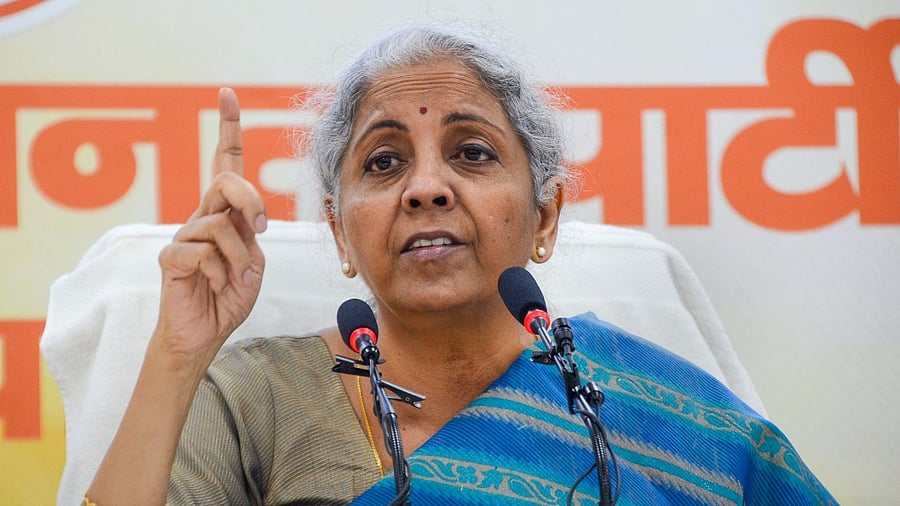 Finance Minister Nirmala Sitharaman. Credit: PTI Photo