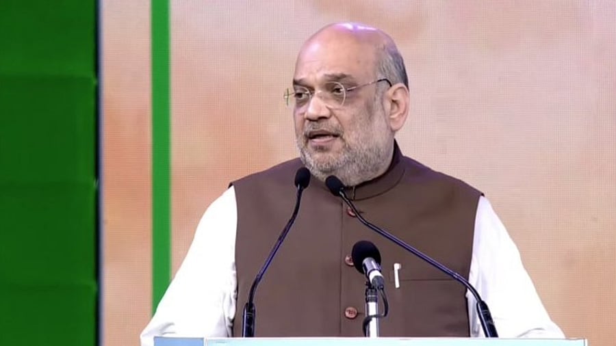 Cooperation Minister Amit Shah. Credit: Twitter/@BJP4India
