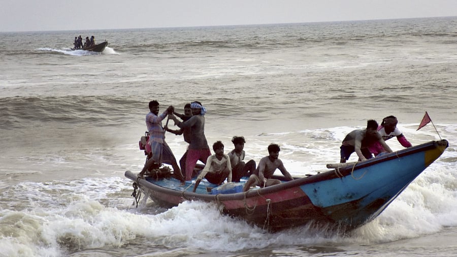<div class="paragraphs"><p>Representative image of fishermen at sea.</p></div>