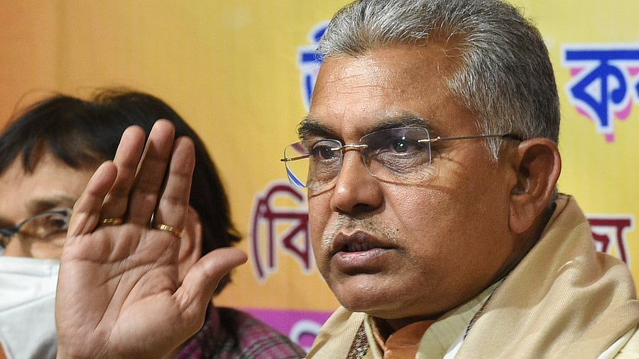 BJP National Vice President Dilip Ghosh. Credit: PTI File Photo