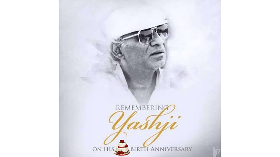 Yash Chopra was a storyteller par excellence. Credit: Twitter/@yrf