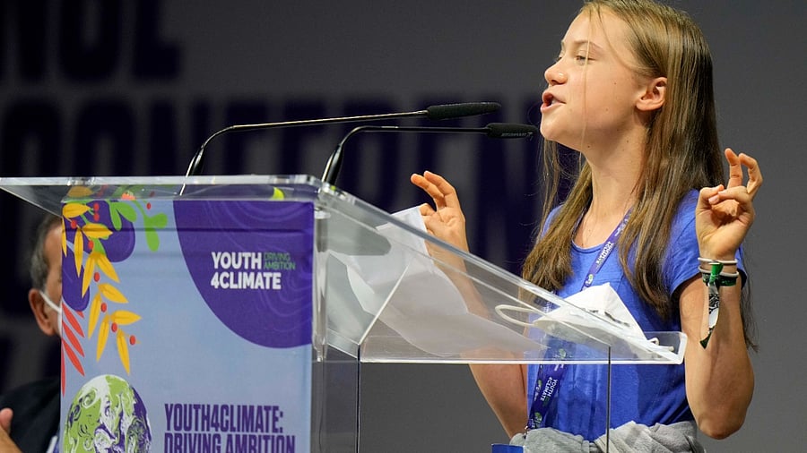 Swedish climate activist Greta Thunberg. Credit: AP/PTI Photo