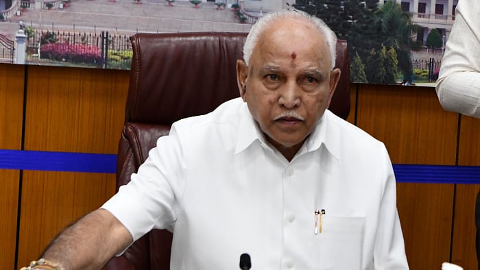 Former chief minister B S Yediyurappa. Credit: DH File Photo