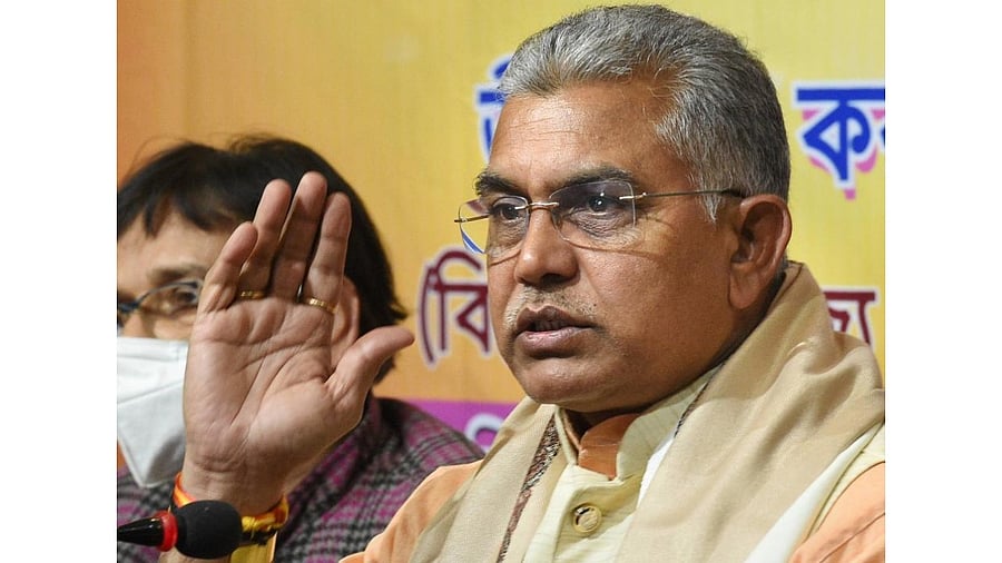 BJP national vice-president Dilip Ghosh. Credit: PTI File Photo
