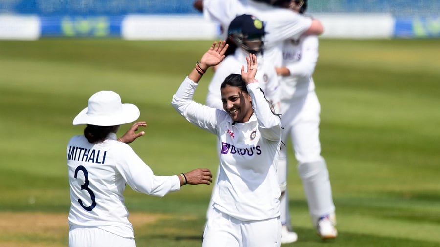 With the third ODI held on Sunday and the following day being a rest day, the Mithali Raj-led squad has got only two practice sessions in the lead up to the landmark Test. Credit: Reuters File Photo