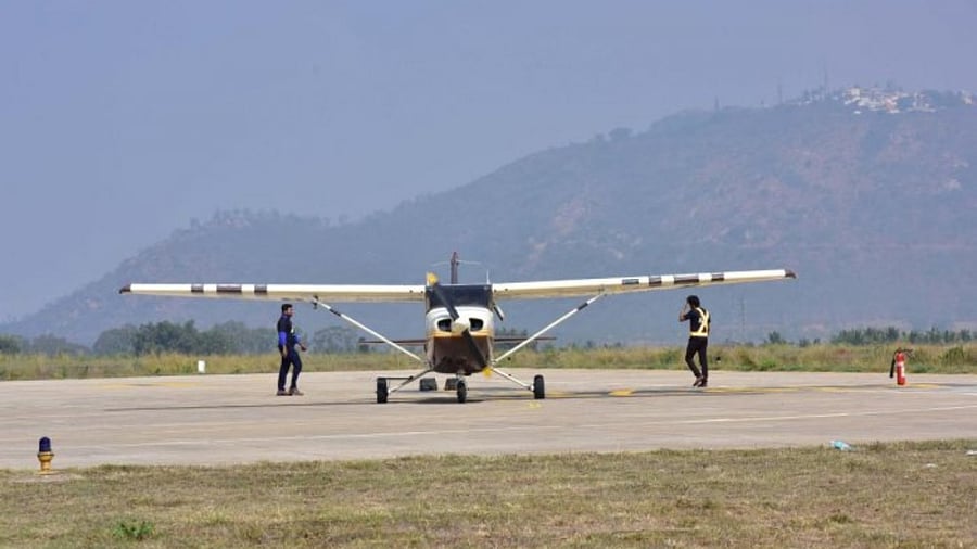 Mysuru Airport at Mandakalli. Credit: DH File Photo