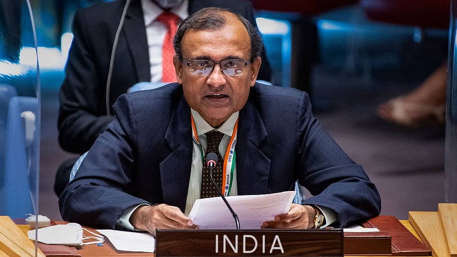 ndia's Permanent Representative to the UN Ambassador T S Tirumurti. Credit: PTI File Photo