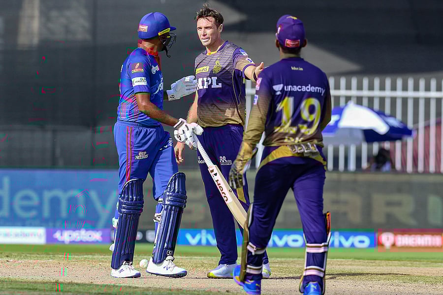 Ravichandran Ashwin of Delhi Capitals reacts during the Indian Premier League match between Kolkata Knight Riders and Delhi Capitals, at the Sharjah Cricket Stadium. Credit: PTI Photo