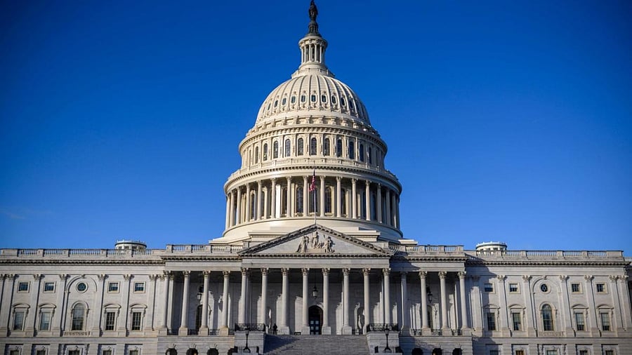 Democrats control both houses of Congress -- but just barely. They need 10 Republican votes to overcome a filibuster in the Senate, and the opposition has made clear it will not help them raise the debt limit. Credit: AFP file photo
