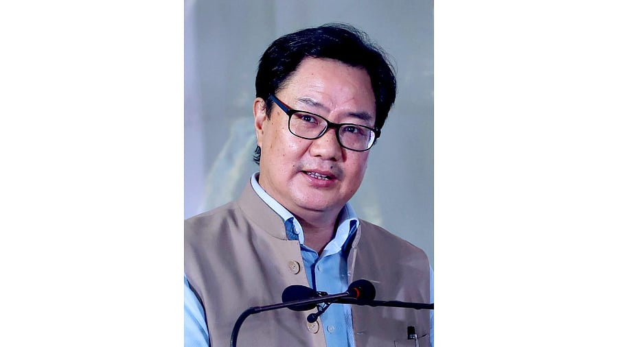 Union Law Minister Kiren Rijiju. Credit: PTI File Photo