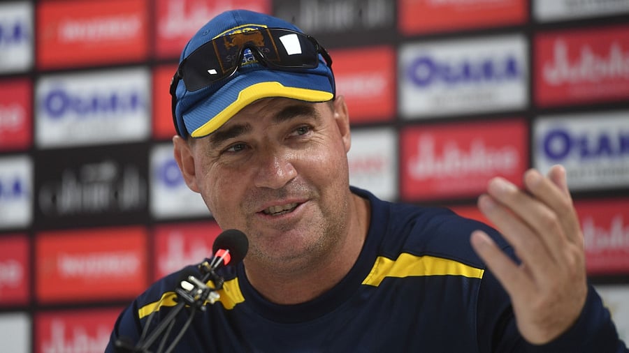 Sri Lanka head coach Mickey Arthur. Credit: AFP File Photo