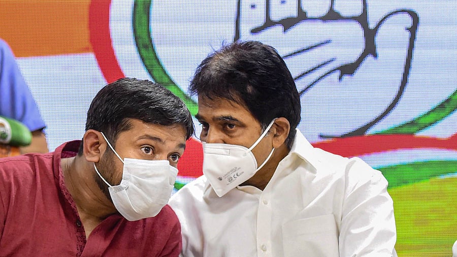Kanhaiya Kumar joins Congress. Credit: PTI Photo