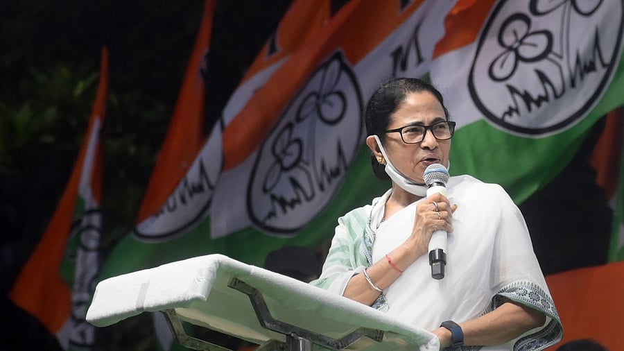 Banerjee has to win this election to retain her chief minister's post. Credit: PTI Photo
