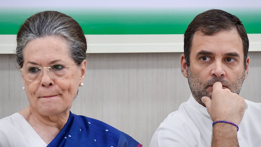 Congress President Sonia Gandhi, leader Rahul Gandhi. Credit: PTI Photo