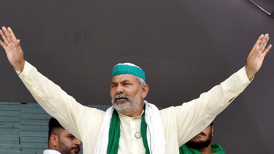 Rakesh Tikait. Credit: PTI Photo