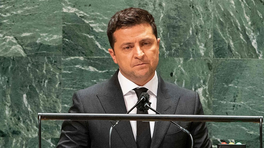 Ukrainian President Volodymyr Zelensky. Credit: AFP File Photo