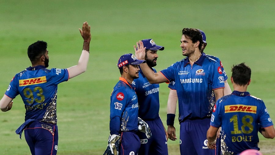 Coulter-Nile (4-0-14-4) was equally effective with his change-ups en route one of his best IPL spells. Credit: PTI Photo/Sportzpics