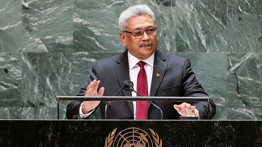 Sri Lanka President Gotabaya Rajapaksa. Credit: Reuters Photo