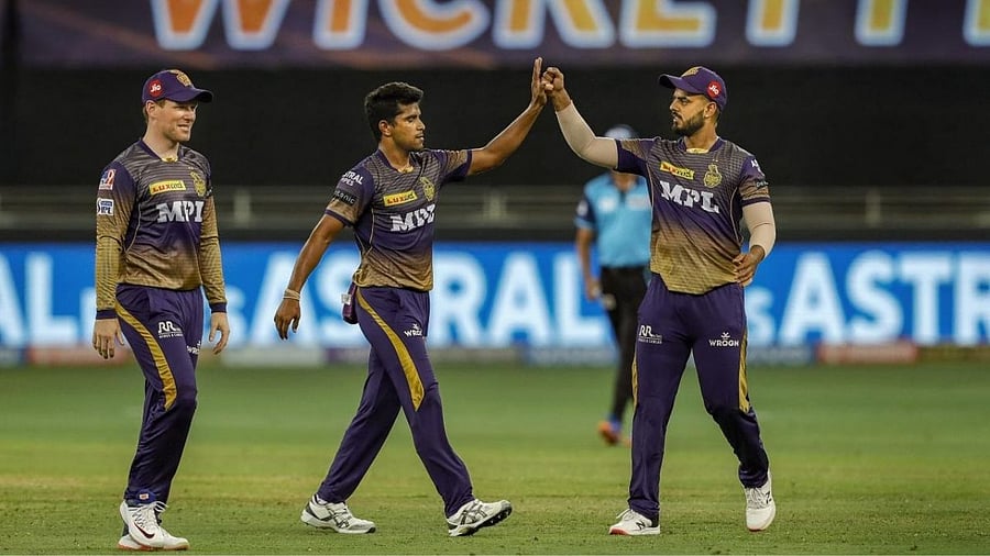 Players from Kolkata Knight Riders. Credit: PTI File Photo