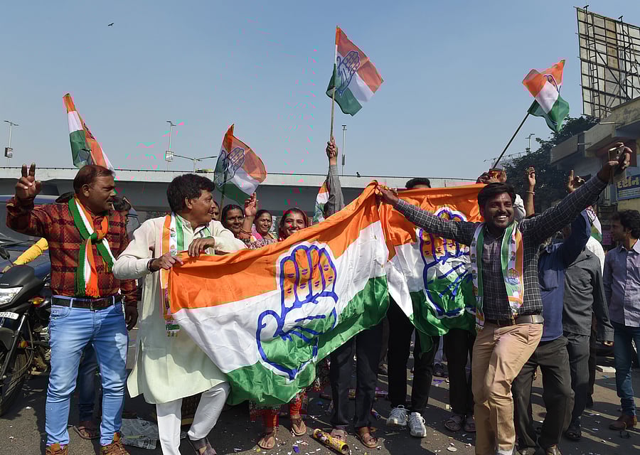 Congress flag. Credit: AFP Photo