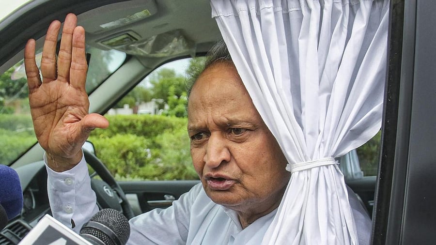 Ashok Gehlot. Credit: PTI file photo