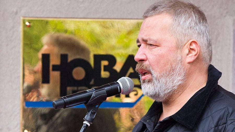 Russian investigative newspaper Novaya Gazeta's editor-in-chief Dmitry Muratov. Credit: Reuters Photo