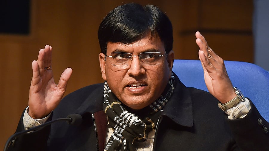 Minister of State for Shipping (Independent Charge) and Chemicals & Fertilizers, Mansukh L. Mandaviya. Credit: PTI Photo