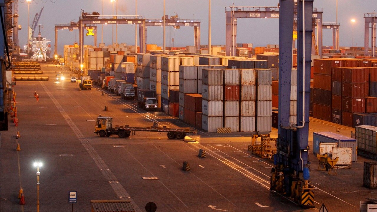 A general view of a container terminal at Mundra Port in Gujarat. Credit: Reuters File Photo