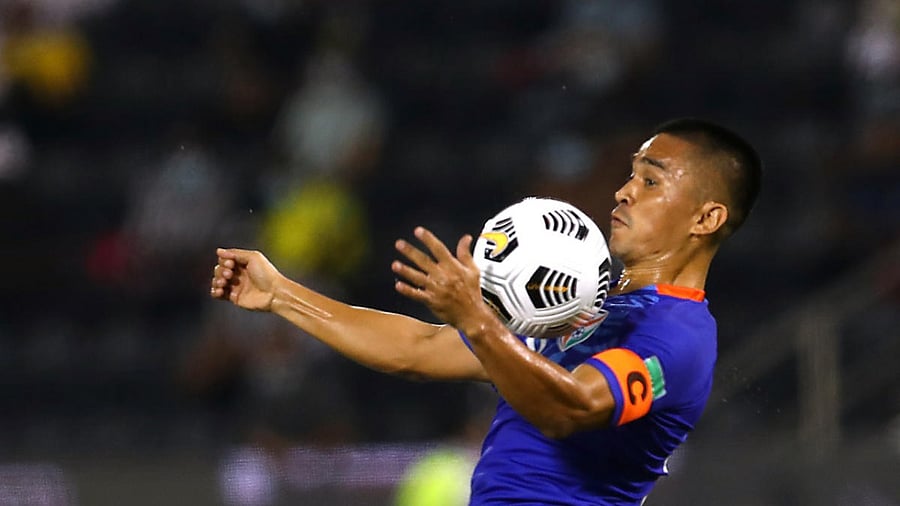 File Photo of India's Sunil Chhetri, Credit: Reuters Photo
