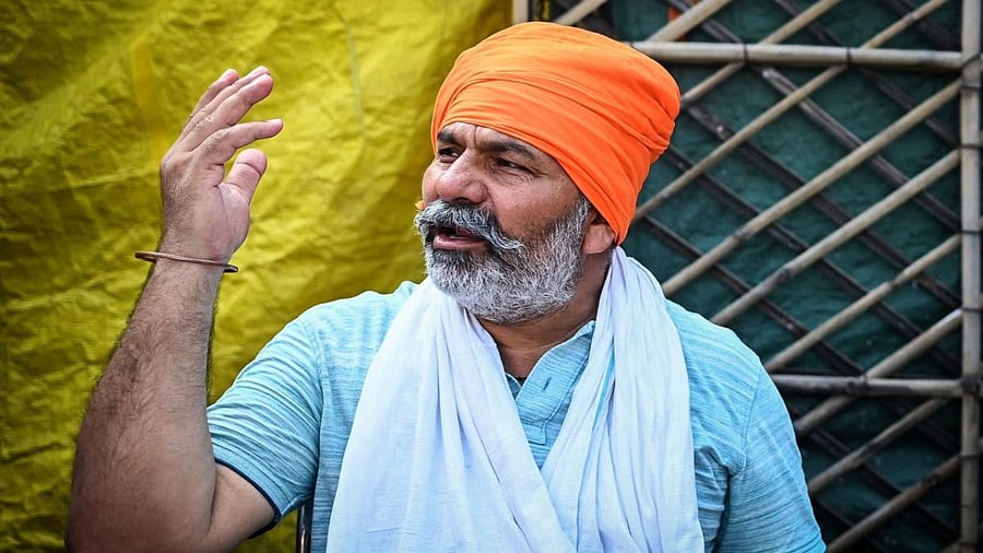 Bharatiya Kisan Union (BKU) leader Rakesh Tikait. Credit: AFP File Photo
