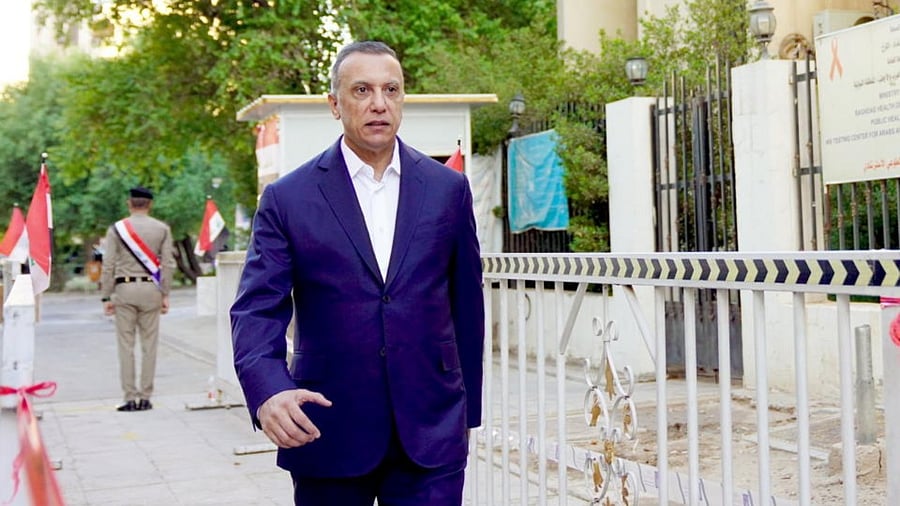 Iraqi Prime Minister Mustafa Al-Kadhimi. Credit: Reuters File Photo