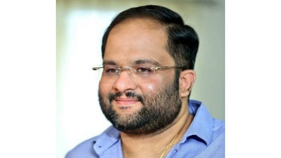Tollywood producer Mahesh Koneru. Credit: Twitter/@tarak9999