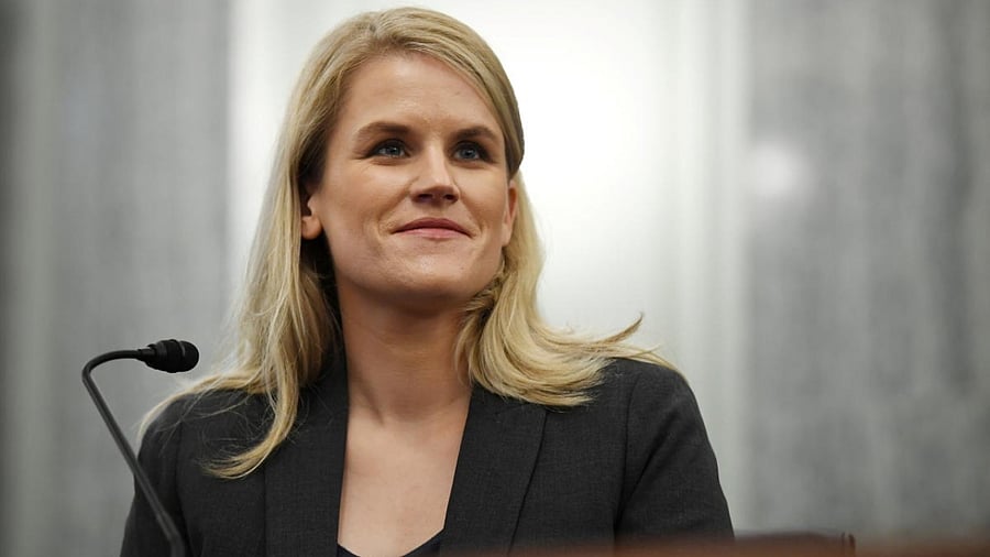Former Facebook employee and whistleblower Frances Haugen. Credit: Reuters Photo