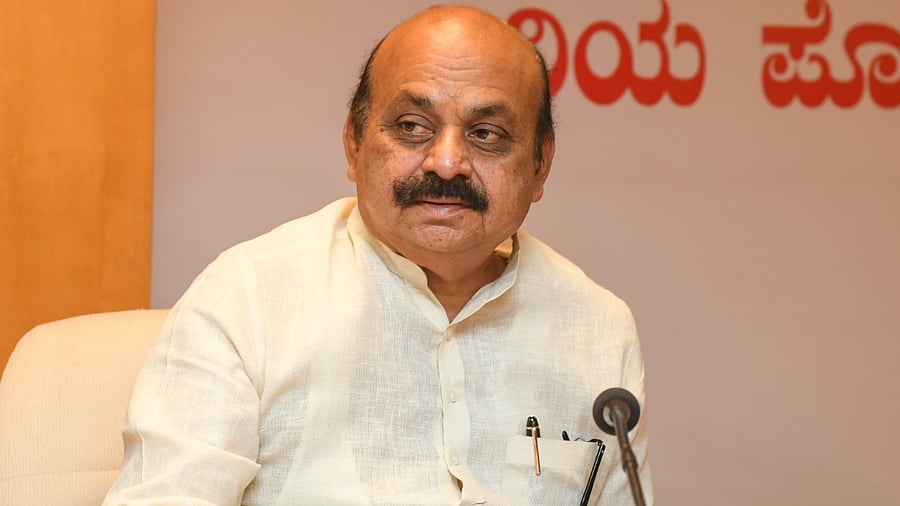 Basavaraj Bommai, Chief Minister of Karnataka. Credit: DH File Photo