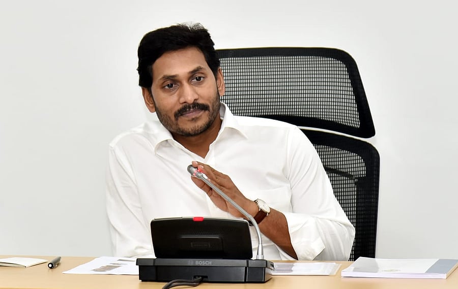 Andhra Pradesh CM YS Jaganmohan Reddy. Credit: DH Photo