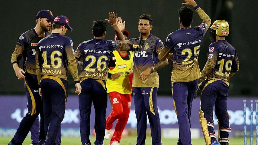 Kolkata Knight Riders players. Credit: PTI File Photo