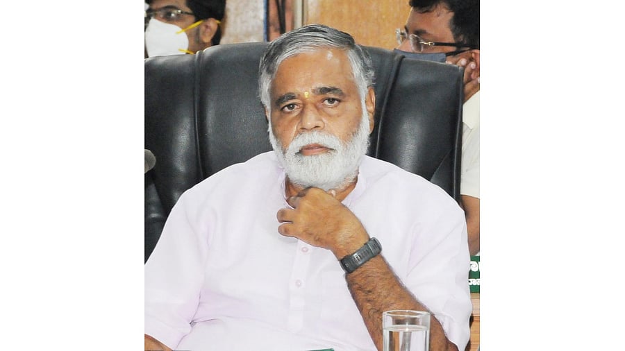 Primary and Secondary Education Minister B C Nagesh. Credit: DH Photo