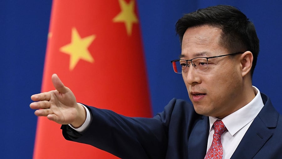 Chinese Foreign Ministry spokesman Zhao Lijian. Credit: AFP File Photo