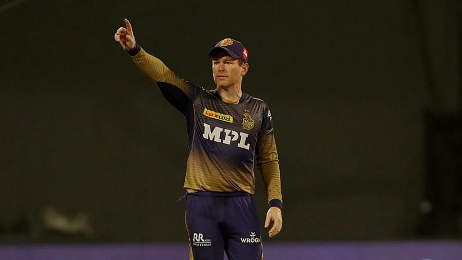 Eoin Morgan, captain of Kolkata Knight Riders. Credit: IPL20/BCCI/Sportzpics