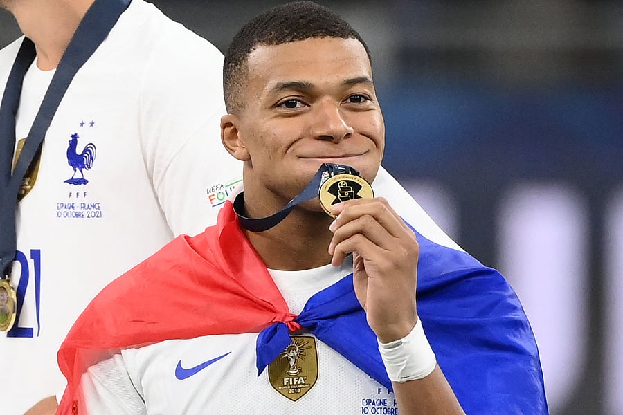 France's forward Kylian Mbappe. Credit: AFP Photo