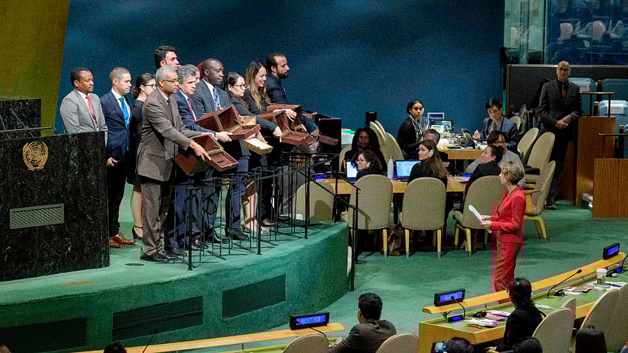 Election of members of the Human Rights Council. Credit: AFP Photo