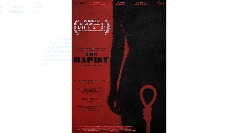 The official poster of 'The Rapist'. Credit: PR Handout