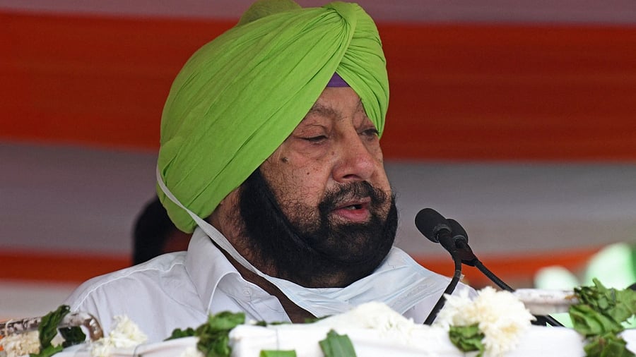 Former Punjab Chief Minister Amarinder Singh. Credit: AFP File Photo