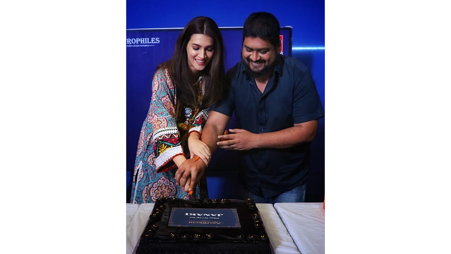 Kriti Sanon with Om Raut. Credit: PR Handout