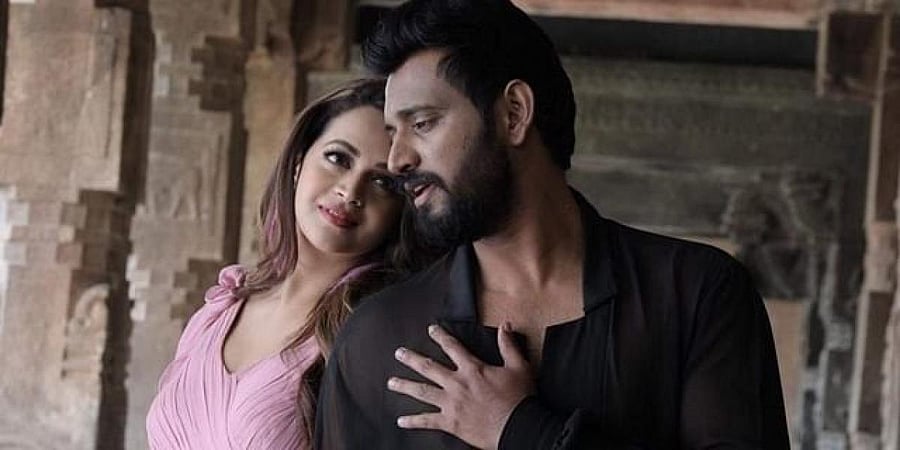 Darling Krishna and Bhavana in the film
