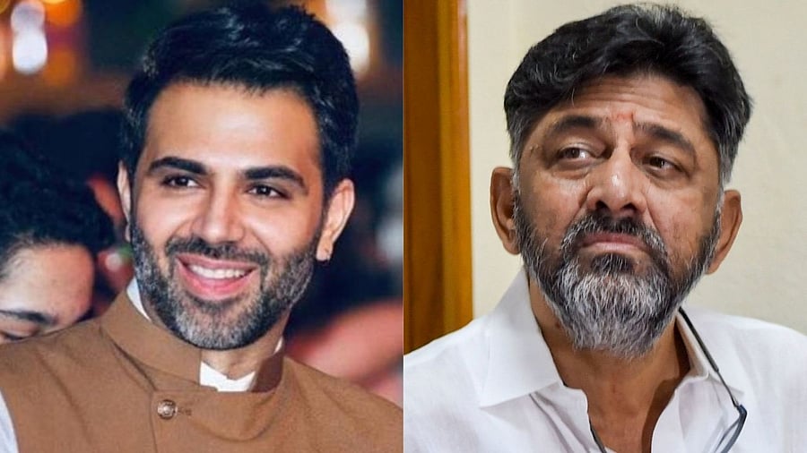 DesignBoxed founder Naresh Arora and D K Shivakumar. Credit: DesignBoxed