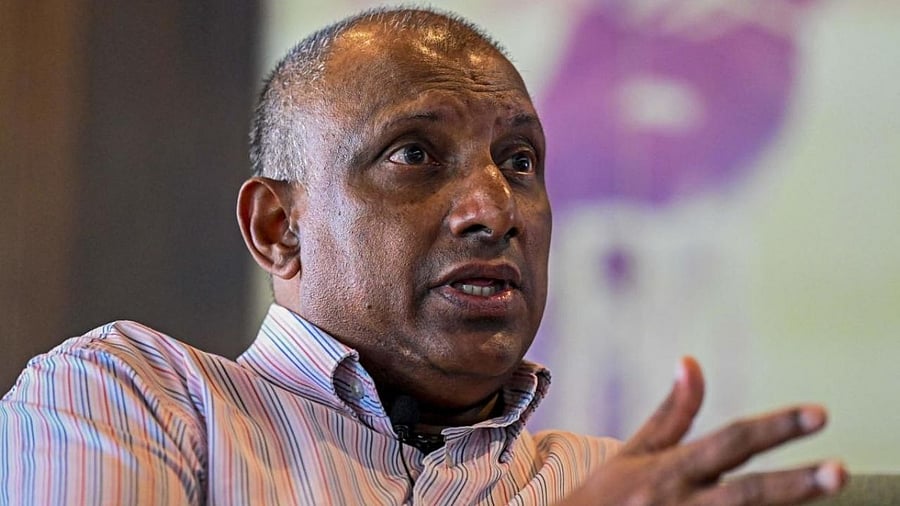 Sri Lanka cricket technical committee chairman Aravinda de Silva. Credit: AFP Photo